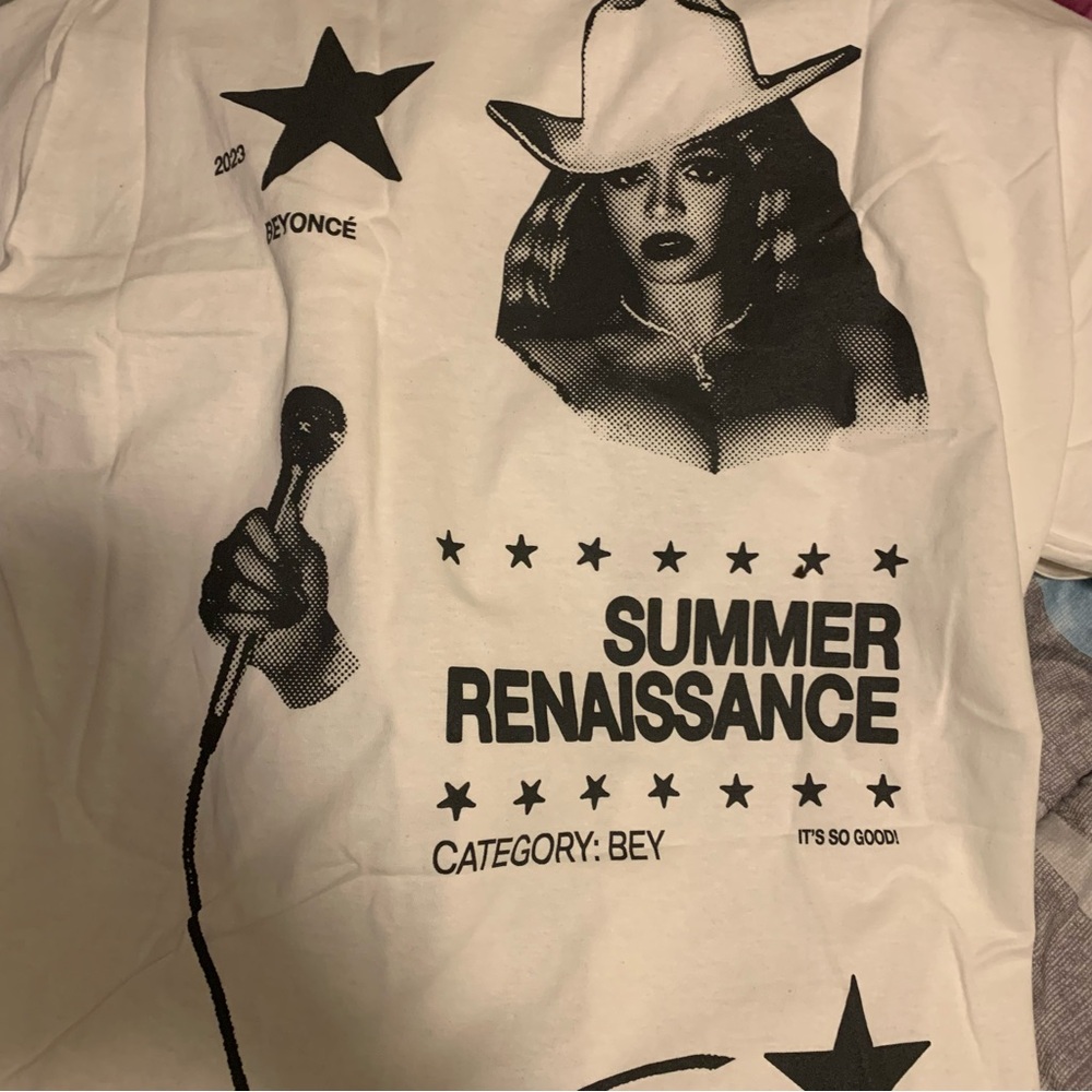 RWT2023 BEY RENAISSANCE WORLD TOUR TEE 2X🚨🔌
